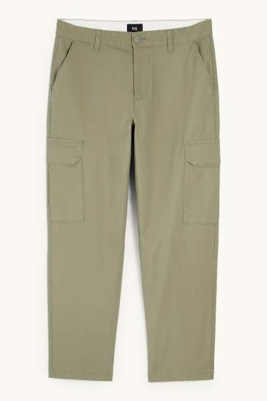 Home - Pantalons cargo - texturats - verd