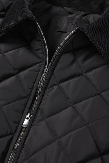 Dona - Jaqueta embuatada - negre