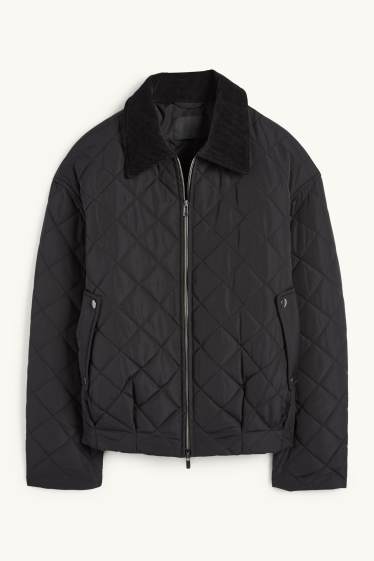 Dona - Jaqueta embuatada - negre