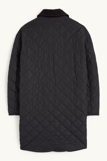 Dona - Abric embuatat - negre