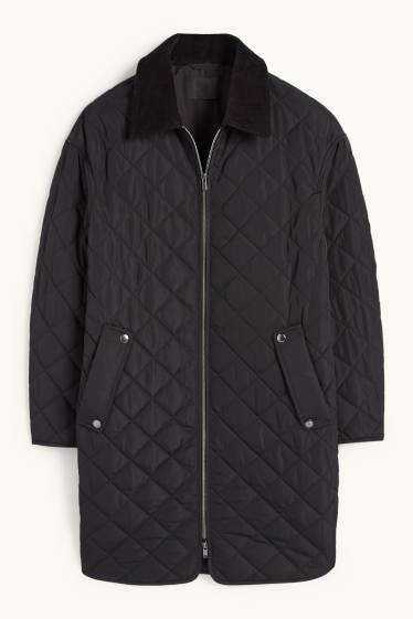 Dona - Abric embuatat - negre