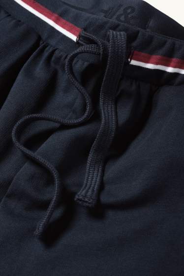 Heren - Pyjamabroek - donkerblauw