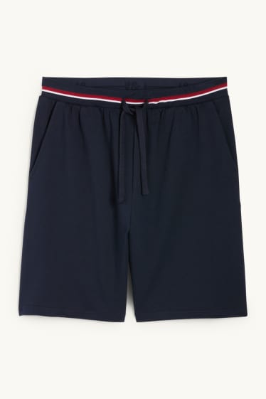 Heren - Pyjamabroek - donkerblauw