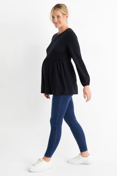 Dames - Zwangerschapsjeans - skinny jeans - jeansdonkerblauw