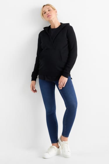 Dames - Zwangerschapsjeans - skinny jeans - jeansdonkerblauw
