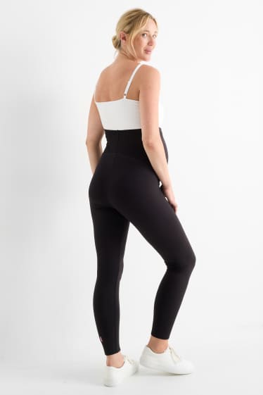 Dames - Zwangerschapsthermolegging - zwart