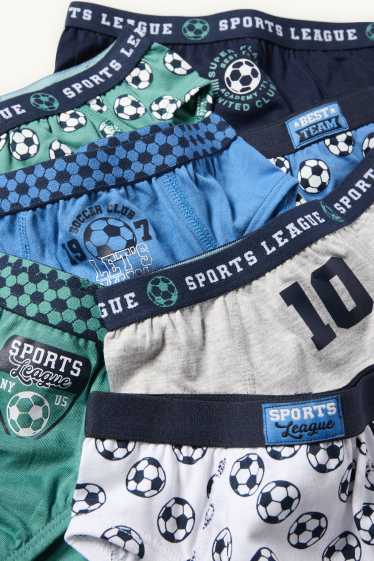 Nen - Paquet de 7 - futbol - calces - verd