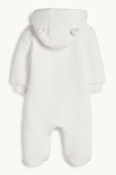 Unisex - Winnie Puuh - Baby-Overall - strukturiert - weiss