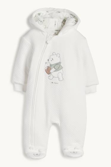 Unisex - Winnie Puuh - Baby-Overall - strukturiert - weiss