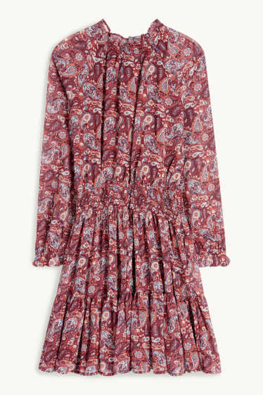 Nena - Vestit de xifó - estampat - bordeus