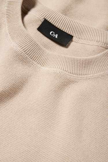 Herren - Pullover - hellbeige