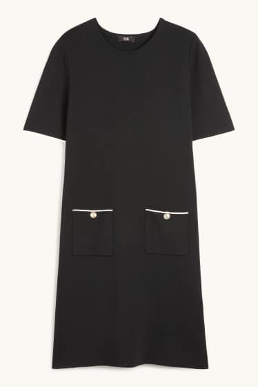 Mujer - Vestido de punto - negro