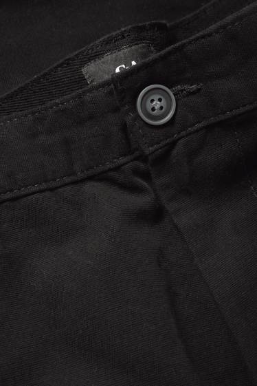 Men - Cargo trousers - black