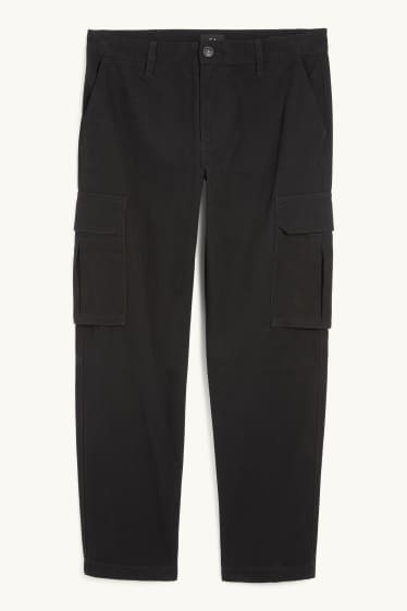 Men - Cargo trousers - black