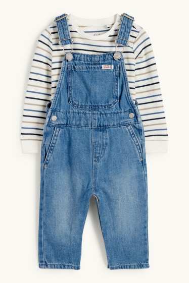 Miminka - chlapci - Outfit pro miminka - 2dílný - modrá