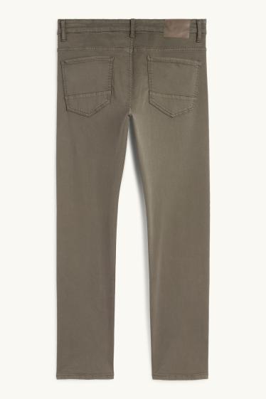 Hommes - Slim jean - Flex jog denim - LYCRA® - vert foncé