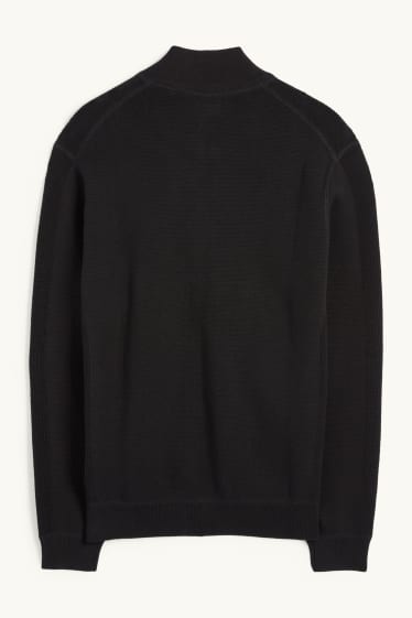 Men - Cardigan - black