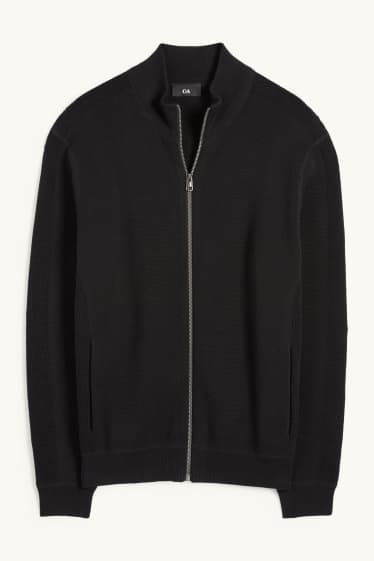 Men - Cardigan - black