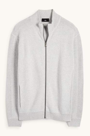 Hommes - Gilet en maille - gris clair
