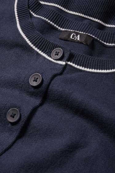 Dona - Jaqueta de punt - blau fosc