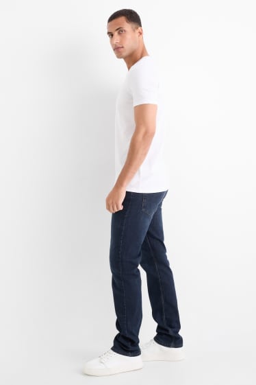 Hommes - Straight jean - LYCRA® - jean bleu foncé