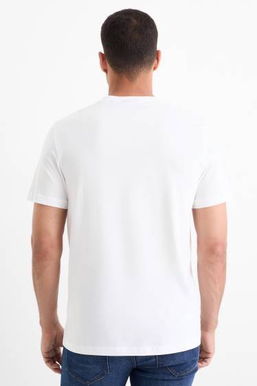 Heren - T-shirt - regular fit - wit