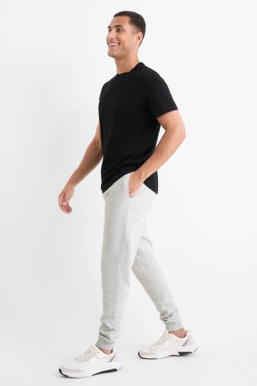 Hommes - Bas de jogging - gris clair chiné