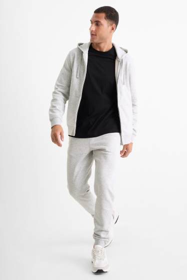 Hommes - Bas de jogging - gris clair chiné