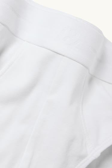 Hommes - Lot de 3 - slips - blanc