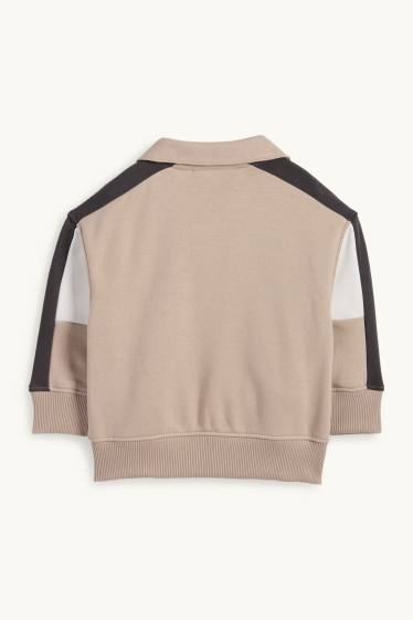 Kinderen: jongens - Tijger - vest - beige
