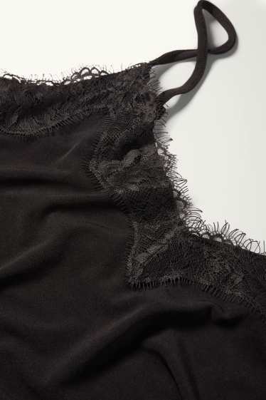 Damen - Hemdchen - schwarz