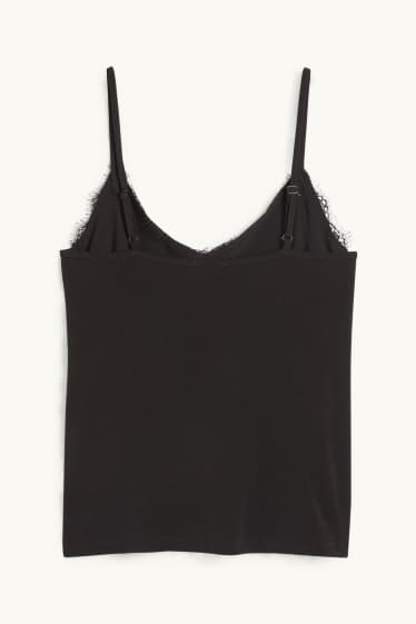 Damen - Hemdchen - schwarz