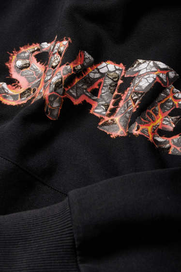 Enfants garçons - Skate - sweat à capuche - noir