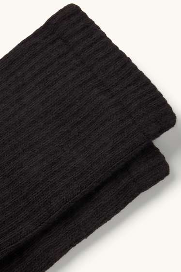 Dona - Paquet de 3 - mitjons de tennis - negre