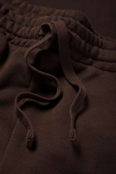 Uomo - Shorts di felpa - marrone scuro