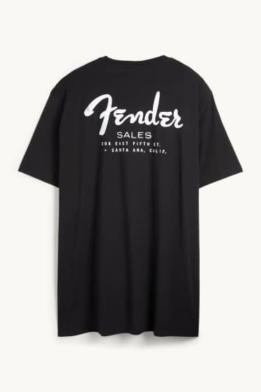 Hommes - T-shirt - regular fit - Fender - noir