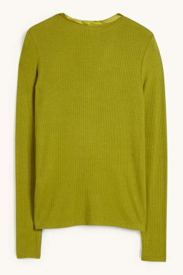 Femmes - Gilet en maille - vert