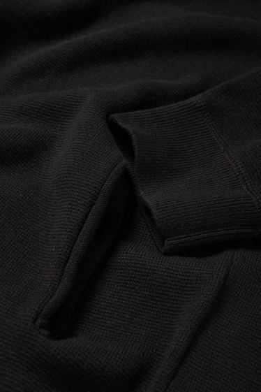Hommes - Pull à capuche - noir