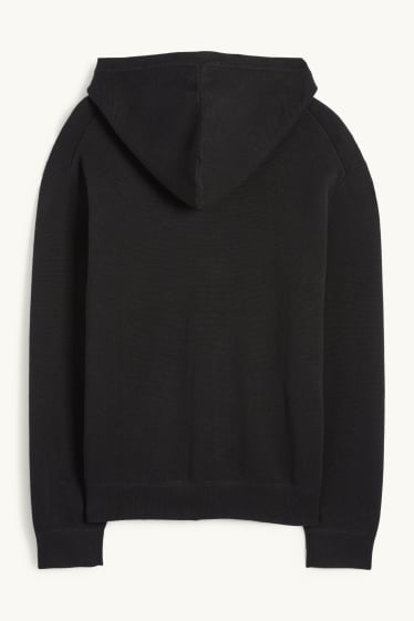 Hommes - Pull à capuche - noir