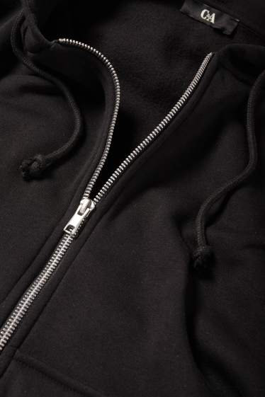 Women - Zip-through hoodie - black