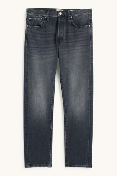 Hommes - Regular jean à boutons - jean bleu foncé