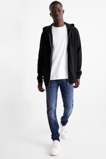 Pánské - Skinny jeans - LYCRA® - džíny - tmavomodré