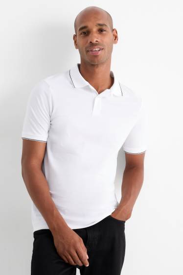 Home - Polo - slim fit - blanc
