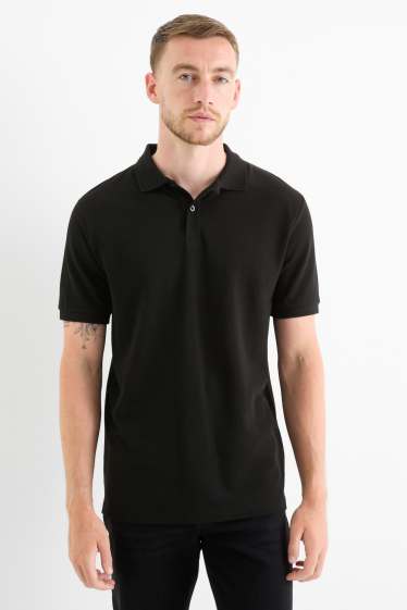 Pánské - Polokošile - regular fit - černá