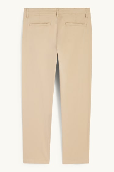 Pánské - Kalhoty chino - regular fit - béžová