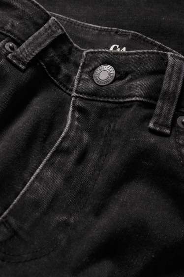 Femmes - Flared jean - mid waist - LYCRA® - jean gris foncé