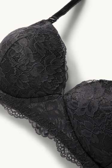 Donna - Reggiseno per allattamento senza ferretti - imbottito - nero