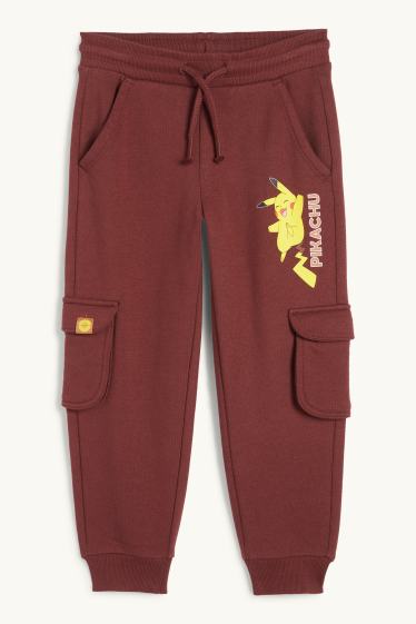 Kinder Jungen - Pokémon - Pikachu - Cargo-Jogginghose - braun