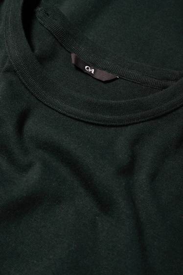 Uomo - Maglia a maniche lunghe - verde scuro