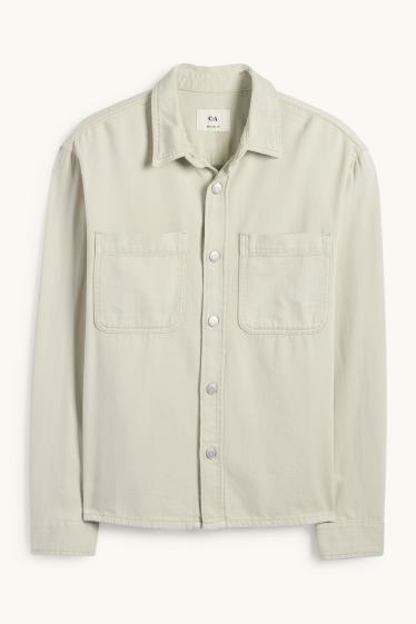 Home - Camisa texana - relaxed fit - Kent - verd menta